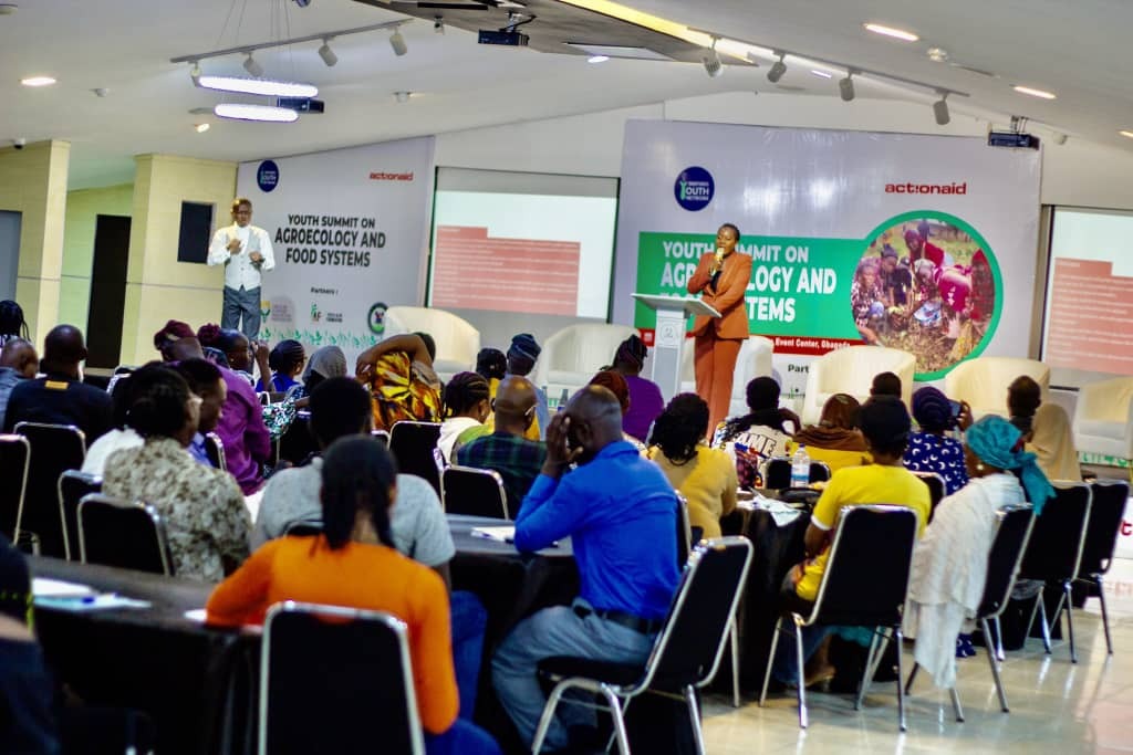 Young women in educational setting